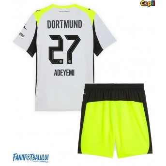 Borussia Dortmund Karim Adeyemi #27 Echipament de Fotbal Replică 2025-26 Copii Deplasare (+ Șorturi)